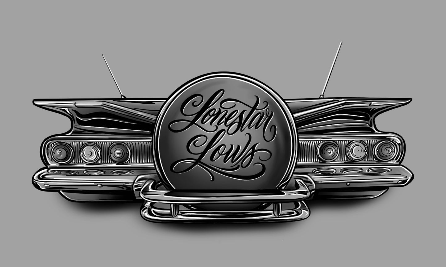 Impala Rear End Logo Design Banner 3' x 5'