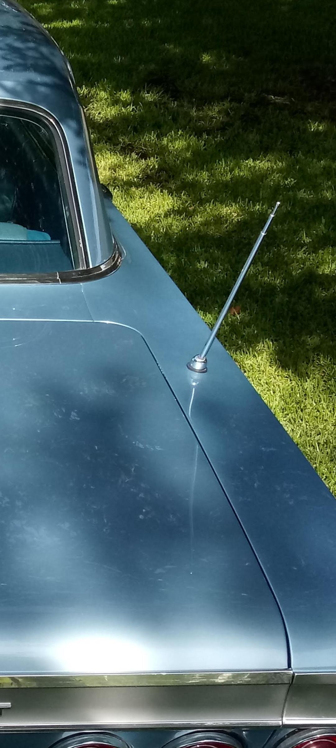 1963/1964 REAR ANTENNA TEMPLATE DUAL ANTENNA