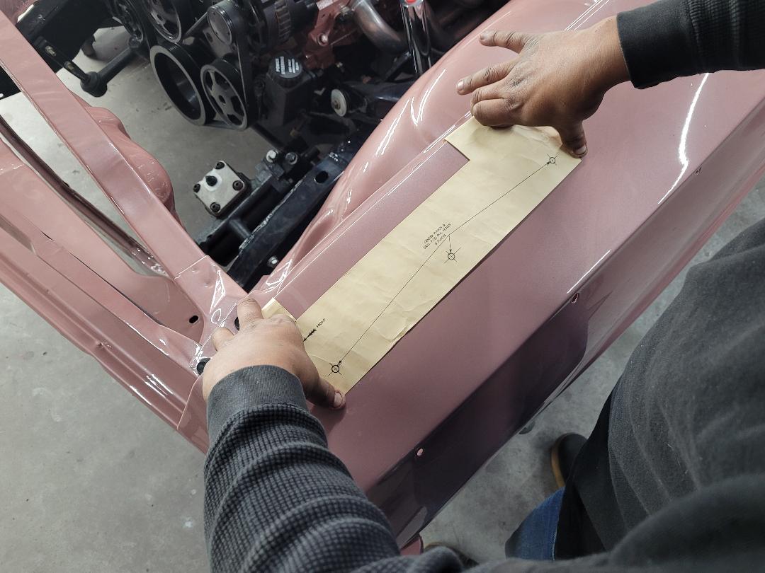 1962 IMPALA FENDER ORNAMENT TEMPLATE