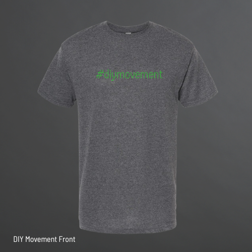 #diymovement T-Shirt - Heather Gray