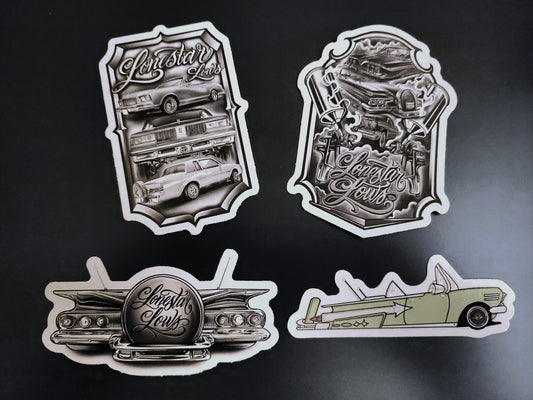 Impalas & G Body Sticker Pack Bundle - 4"